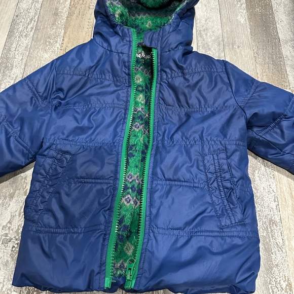 Unisex kids jacket, size 3. In excellent condition.One kid brand. Fleece lining. - Picture 2 of 6